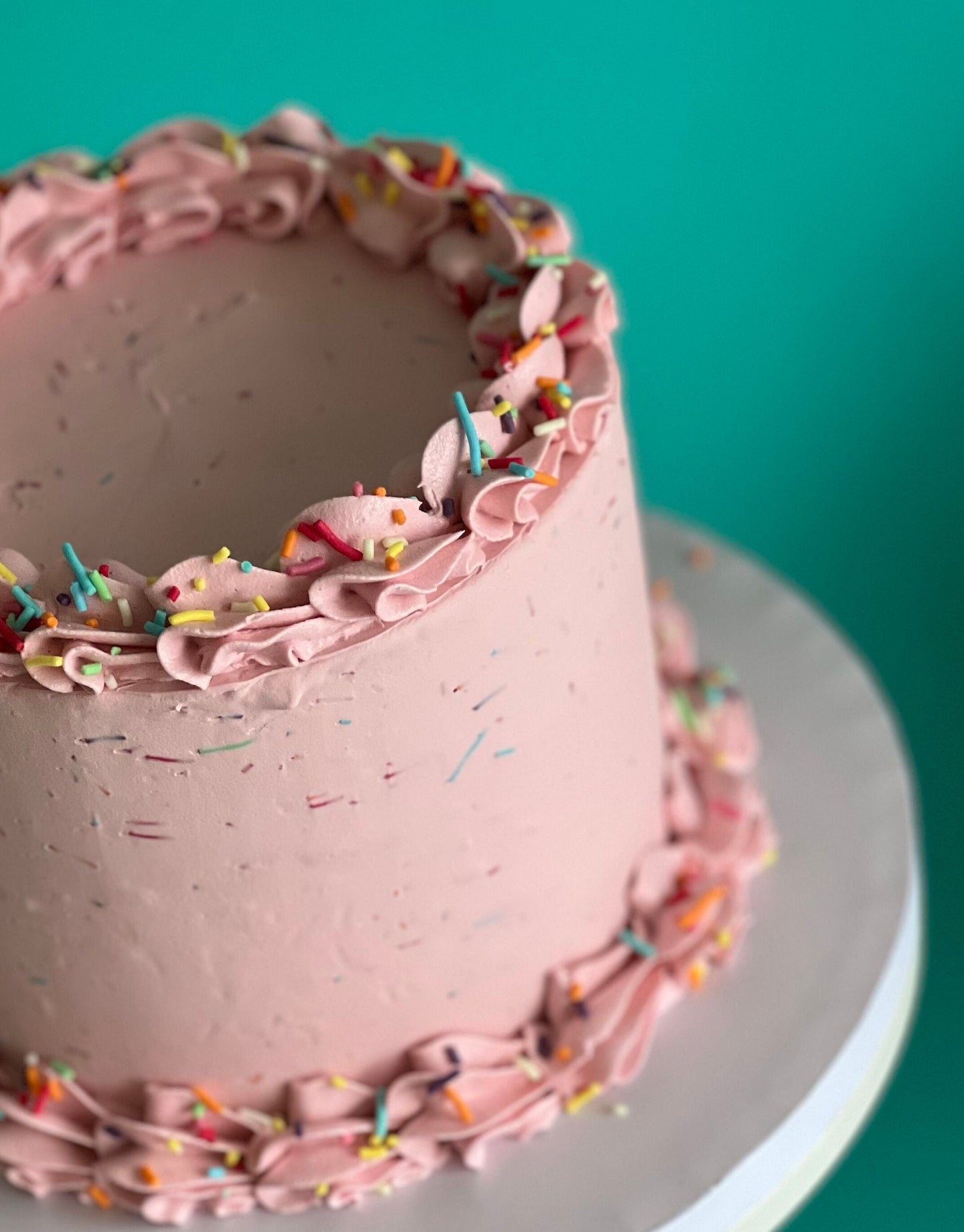 Sprinkle party cake