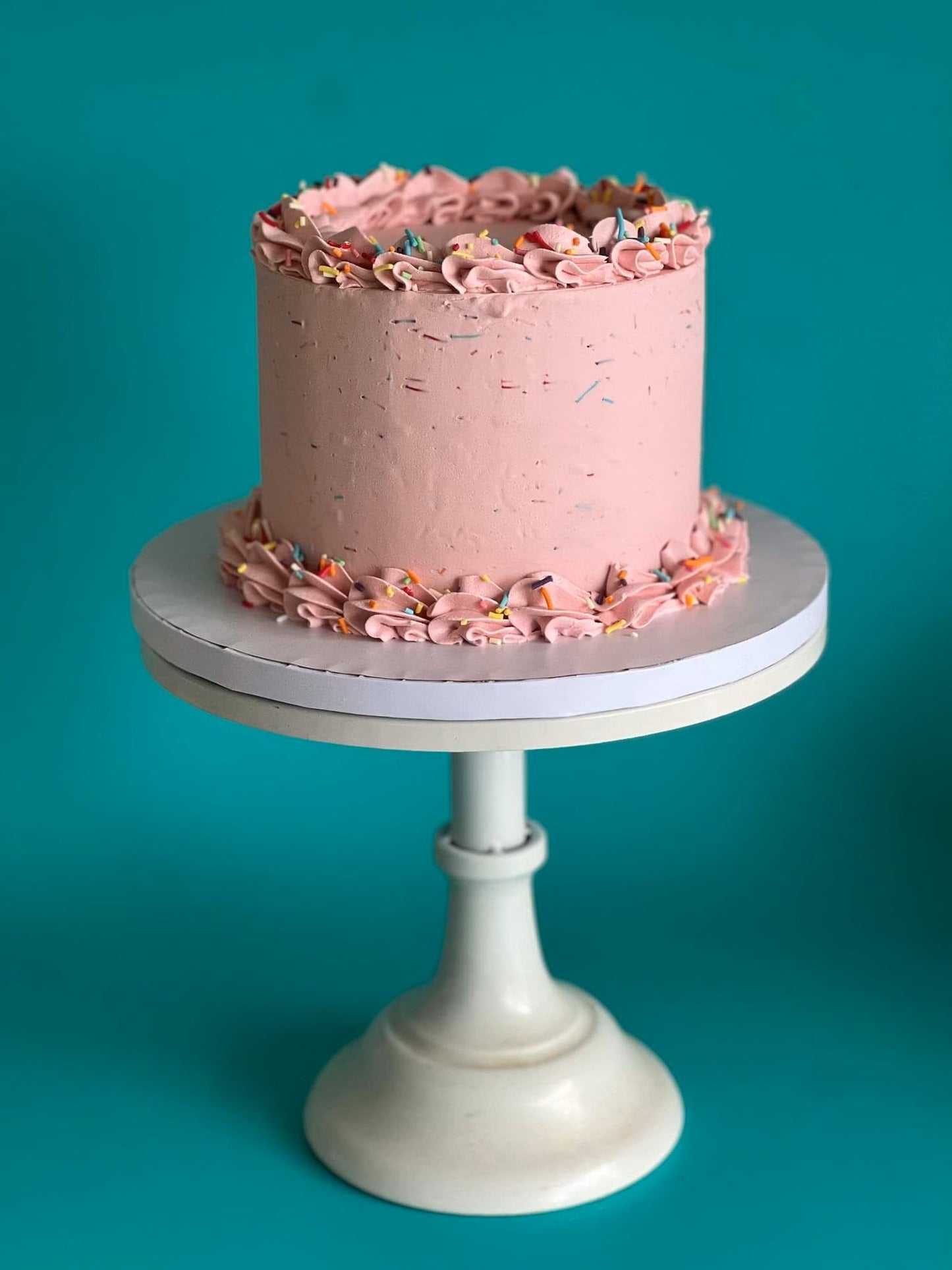 Sprinkle party cake