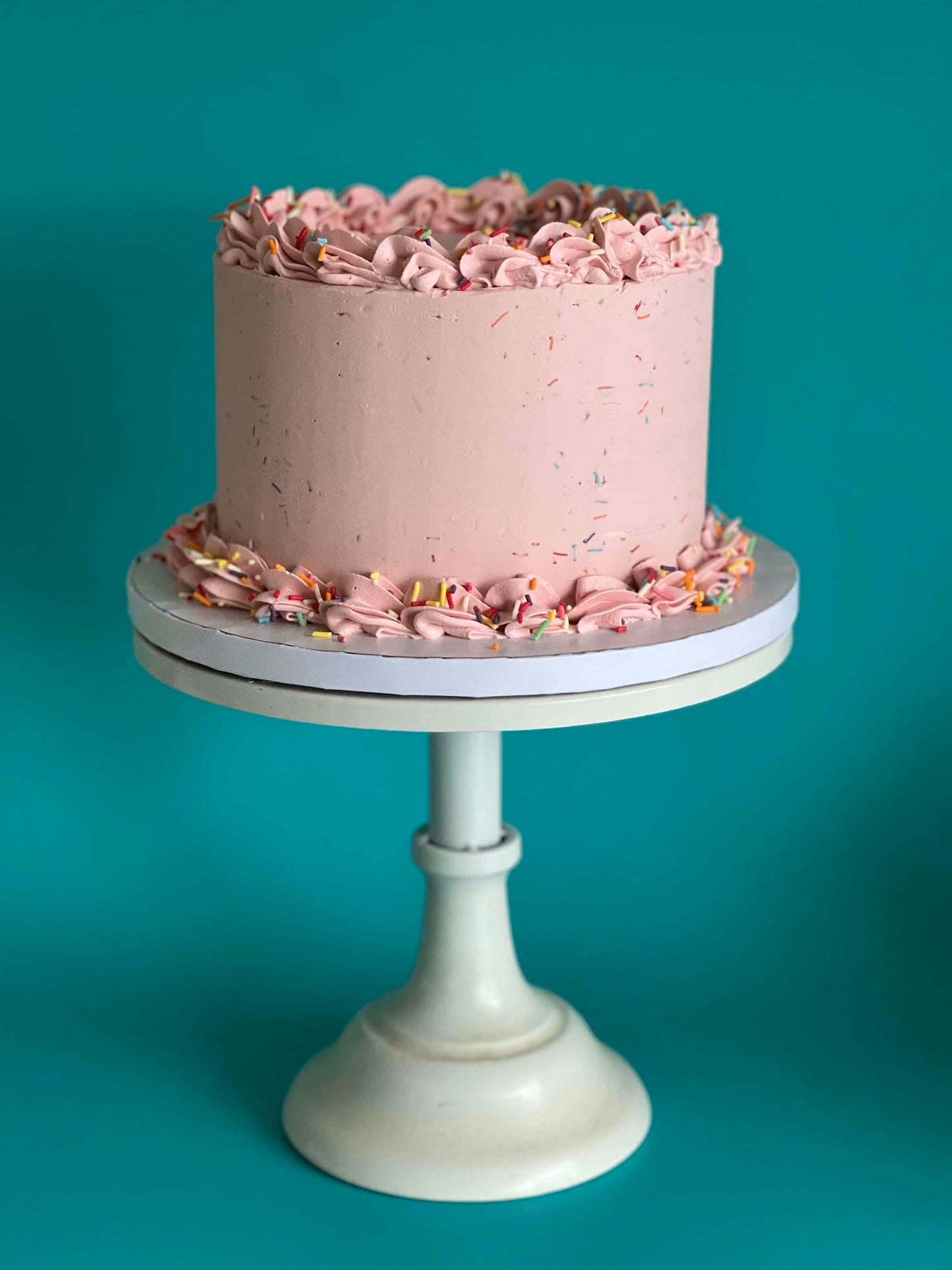 Sprinkle party cake